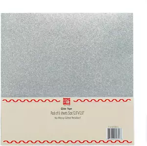 s Glitter Cardstock Paper, No-Shed Shimmer Glitter Papers, Cut Craft and DIY Pro - Picture 1 of 7