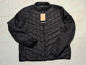 Nike Therma-FIT ADV AeroLoft Men’s Large Black Repel Down Running Zip Jacket - Picture 1 of 2