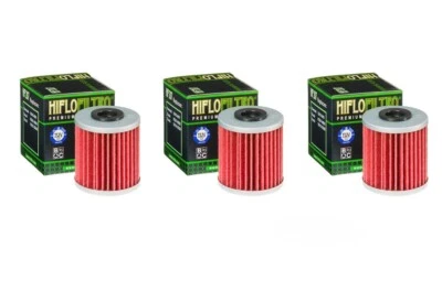Suzuki RMZ450 Genuine HiFlo Oil Filter HF207 RMZ RM-Z 450 RM-Z450 - Pack of 3 - Image 1 of 4