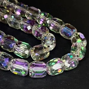 Kristallperlen Glasperlen Facettiert Glänzend Rund 10mm 5 Perlen Crystal Marea - Bild 1 von 2