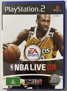 NBA Live 08 - Sony Playstation PS2 PAL Game with Manual - Picture 1 of 3