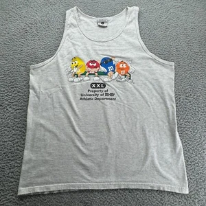 Camiseta sin mangas vintage M&Ms Candy X-grande universitaria divertida multicolor EE. UU. - Imagen 1 de 8