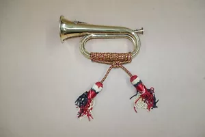 Messing Jagdhorn Posthorn 25 cm Brass Trompete Militär - Bild 1 von 6