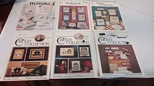 6 Cross Stitch Pattern Booklets Cross Eyed Cricket, Jeremiah Junction & More - Picture 1 of 2