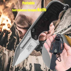 2025 SOG Instinct Mini: 4,8 Zoll Tactical Fixed Blade mit Scheide: gleich, schwarz - Bild 1 von 24