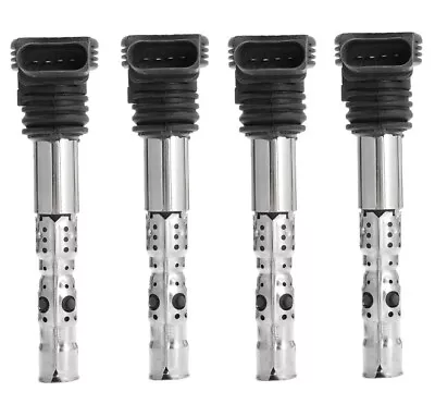 4PCS Ignition Coil For AUDI A6 C5 FOR AUDI TT 8N3 8N9 1.8 T  06A905115D - Image 1 of 4