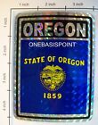 Reflective Sticker Oregon State Flag 3x4" Inches Adhesive Car Bumper Decal New