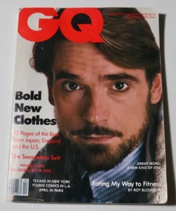 GQ Gentlemen's Quarterly Magazine April 1984 Jeremy Irons - Bild 1 von 5