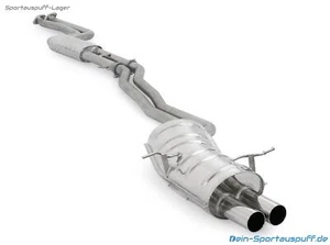Eisenmann Complete System BMW 3 Series E46 Sedan Touring 320i 325i 330i 2x76mm Sharp - Picture 1 of 6
