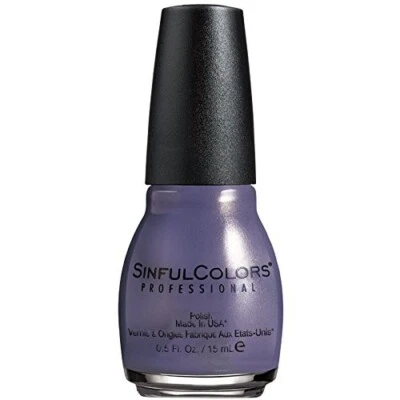 2x Sinful Colors Professional Nail Polish #2412 Forbidden Fruit -Pearl Dark Plum - Image 1 of 2
