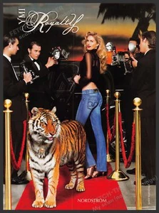 YMI Jeans 2000s Print Advertisement 2007 Red Carpet Paparazzi Tiger - Picture 1 of 1