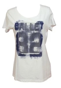 T-SHIRT DONNA DIMENSIONE DANZA TG. M BIANCA MAGLIA MAGLIETTA WOMEN SHIRTS 6A218 - Foto 1 di 2