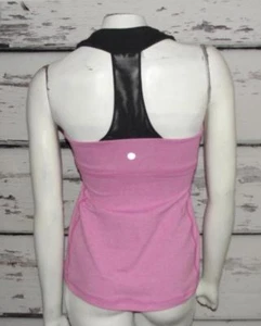 LULULEMON-HEATHER PURPLE~LUON®-SCOOP-NECK-TANK-GYM-WORK-OUT-YOGA-RUNNING TOP-6 - Picture 1 of 1