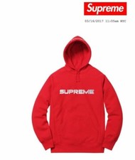 sudadera supreme roja