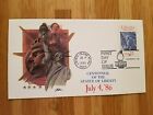 Liberty First Day of Issue Stamp 22c July 4th 1986 FDC Mint Original Mailer