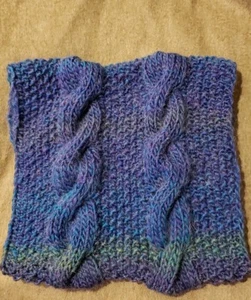 hand-knitted cowl infinity scarf with Premier Appalachia yarns(Asheville) - Picture 1 of 1