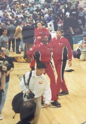 Imagen Dennis Rodman 97 Finales NBA Chicago Bulls Original 1/1 Utah Jazz Foto 1 de 4