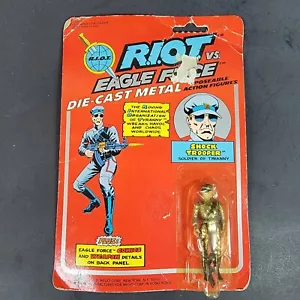 Mego Eagle Force Shock Trooper Soldier MOC 1981 Diecast Riot - Photo 1/5