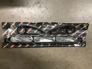 BLINGSTAR BLACK 6" CENTER MIRROR BLING STAR YAMAHA RHINO 450 660 700 - Picture 1 of 7