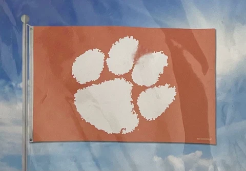 Clemson Tigers 3X5 Indoor Outdoor Banner Flag with grommets Cover