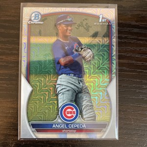 2023 Bowman Chrome Angel Cepeda #BCP-205 1st Prospect Mojo Refractor Cubs