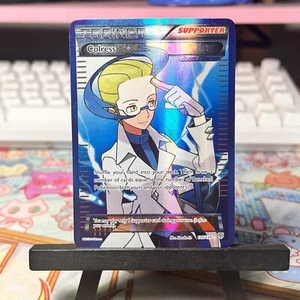 Juego de cartas coleccionables Pokémon Colress blanco y negro 135/135 holograma arte completo ultra raro juego ligero LP - Imagen 1 de 8