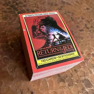 1983 Topps Star Wars Return Of The Jedi Series 1 Complete Set (1-132) Vintage- - Picture 1 of 7