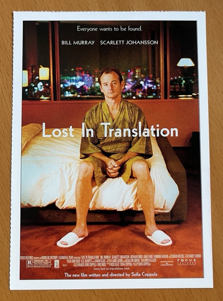 Lost In Translation - Filmkarte Filmplakatkarte Cinema- Bill Murray S. Johannson - Bild 1 von 1