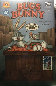 BUGS BUNNY FIRST DAY OF ISSUE ON USPS COMIC BOOK LTD. EDTION 1997 SEALED  - Bild 1 von 5