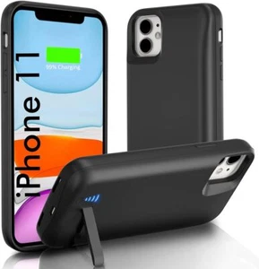 For iPhone 11 Battery Case Portable Power Bank Charging Cover 6000mAh Phone C... - Picture 1 of 9