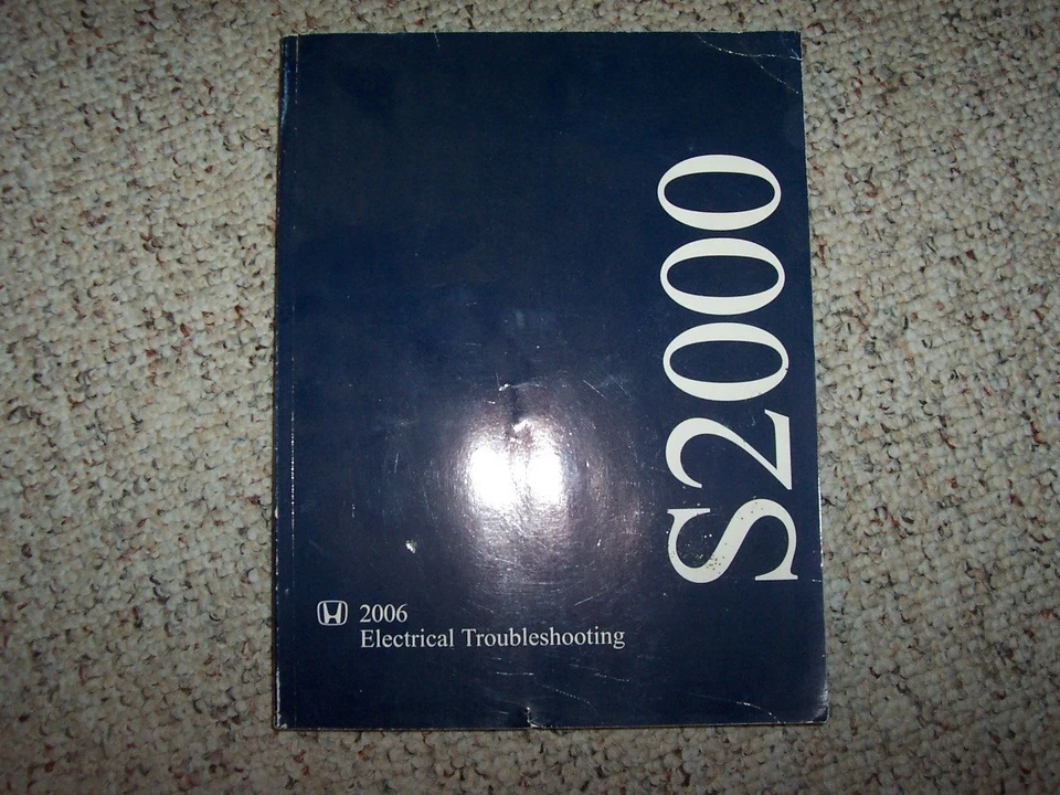 2006 Honda S2000 Factory Electrical Wiring Diagram Manual Roadster Foto 1 de 1