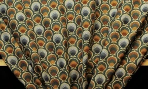 Discount Fabric DRAPERY Teal Seashell Home Decor & Drapery Fabric - Picture 1 of 1