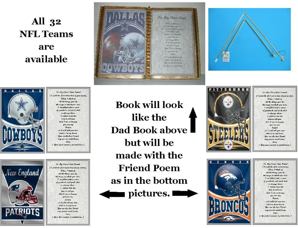 Personalized Friend NFL Birthday,Father's Day,Valentine's Day or Christmas Gift - Image 1 of 1