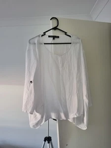 WILLOW TREE WHITE TOP SZ 14 - Picture 1 of 2