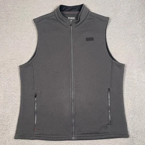 Gilet Rhone Bond uomo taglia XL grigio pile poliestere full zip tasche performance - Foto 1 di 8