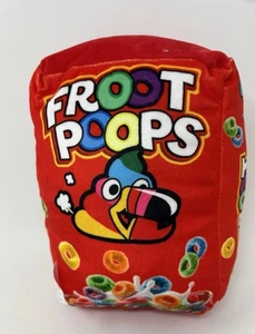 Junk Food Doody Plush 8” inch Froot Poops Poop Parody Froot Loops Cereal New - Imagen 1 de 5