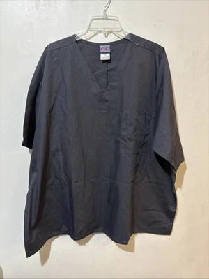 Blusa Médica Cherokee Workwear Adulto 3XL Gris Manga Corta Bolsillo Sin Usar Foto 1 de 4