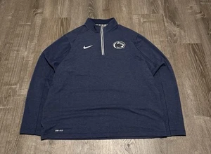 Vintage Nike Penn State Nittany Lions Sweater—1/4 Zip Pullover Men’s XXL - Picture 1 of 9
