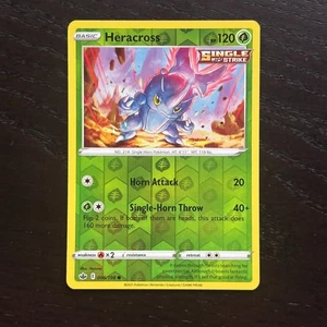 Heracross 006/198 Pokemon Chilling Reign Sword & Shield Reverse Holo Common NM - Picture 1 of 2