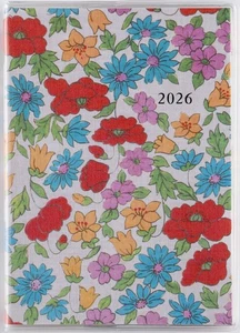 257 Raffine Petit 3 Planner, Takahashi Shoten, 2026 Edition, Floral Pattern, Mon - Picture 1 of 8