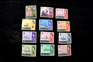 GIBRALTAR 1967 BARCOS S 186-195 + NAVIDAD 67 S 203-204 MNH - Imagen 1 de 4