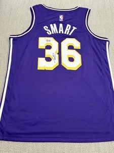 BECKETT COA MARCUS SMART signed handsigniert Los Angeles Lakers Basketball Trikot - Bild 1 von 2