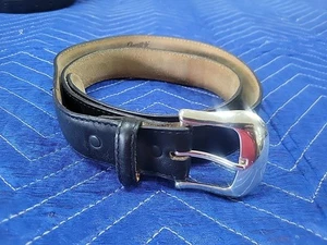 Tony Lama Belt Men’s 36 Genuine Black Leather Western USA Texas Cowboy Vintage - Picture 1 of 12