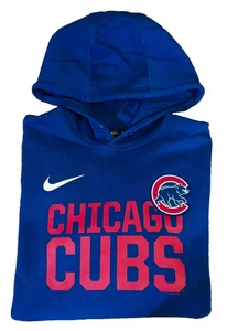 Nike Youth MLB Genuine Merchandise Long Sleeve Chicago Cubs Pullover Size M - Picture 1 of 6