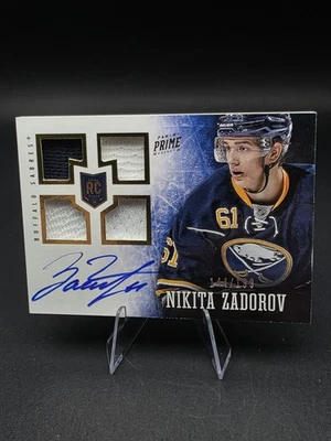 2013-14 Prime Hockey Nikita Zadorov RC Patch Auto /199 - Image 1 of 2