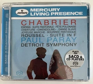 Chabrier Espana Roussel Paray 2004 Mercury Living Presence SR90212 SACD NM - Foto 1 di 3