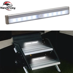 10 LED Motion Activated RV Step Lights USB Rechargeable RV Motion Sensor Led UK - Picture 1 of 7