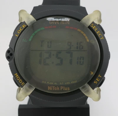 Reloj Computadora Buceo Dive Rite NiTek Plus - Batería Nueva Foto 1 de 4