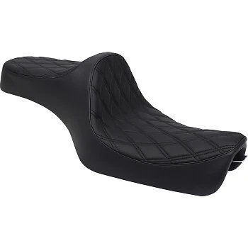 Asiento Drag Specialties Predator III negro puntada diamante Harley Sportster 14-21 Foto 1 de 3