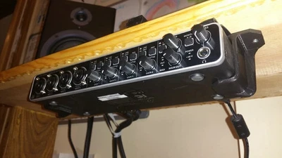 3D Printed Under Desk Mount for Behringer U-Phoria UMC404HD/UMC1820  3D Printed - Image 1 of 4